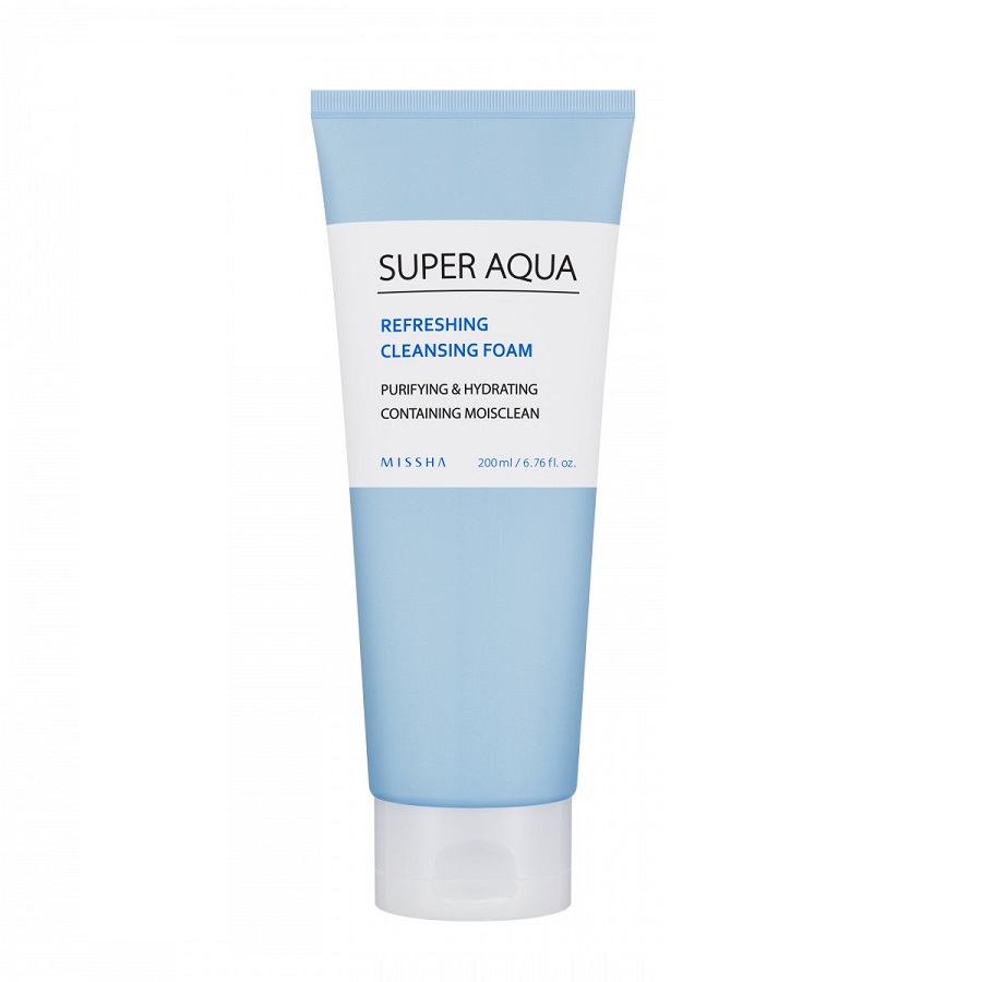 Missha – Super Aqua Refreshing Cleansing Foam
