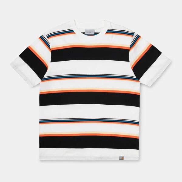 Carhartt S/S Sunder T-Shirt Sunder Stripe Wax/Wax M L XL