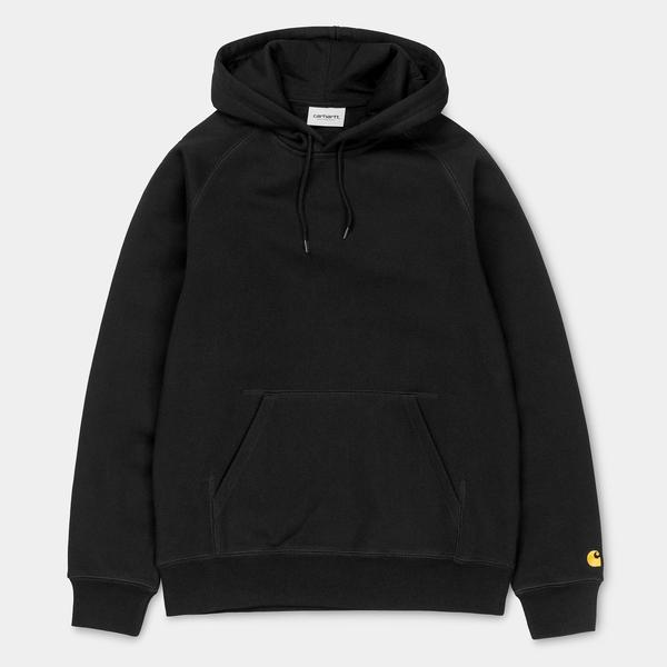 Carhartt Hooded Chase Sweat Black/Gold M L XL