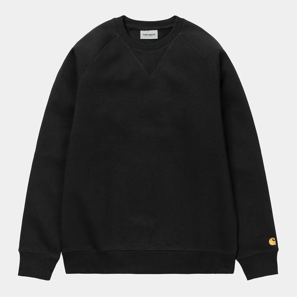 Carhartt WIP Chase Sweat Black/Gold M L XL