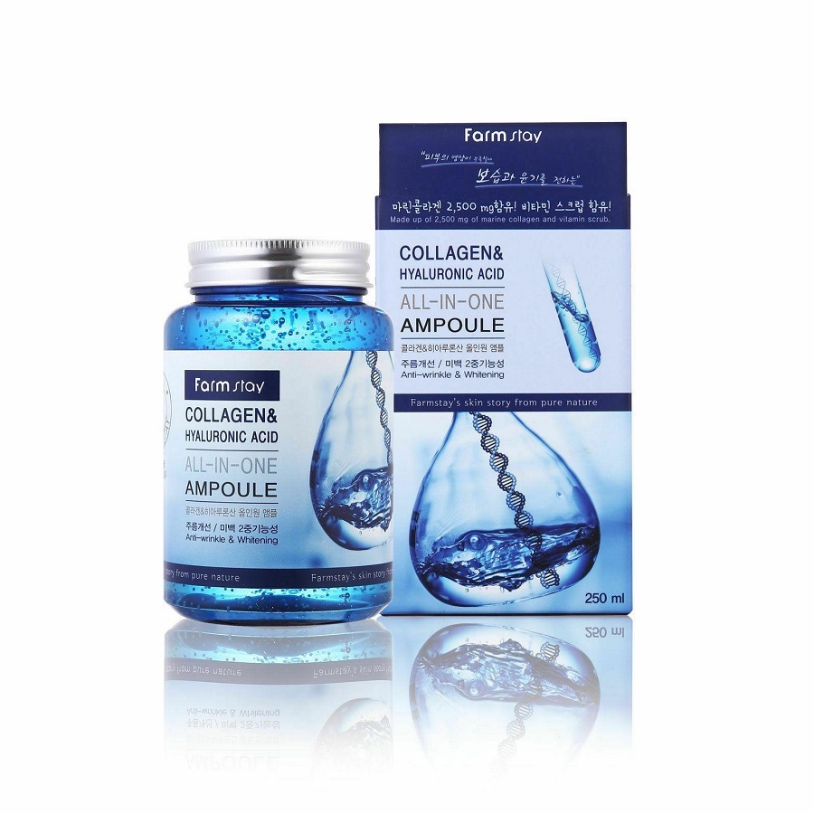 Farm Stay – Collagen &amp; Hyaluronic Acid All-In-One Ampoule