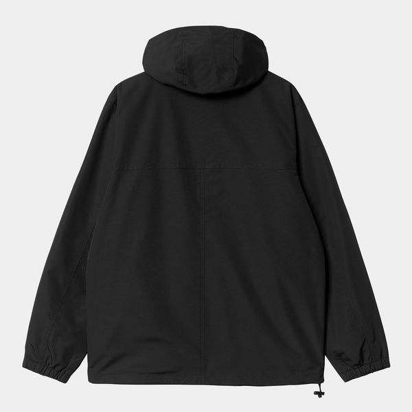 Carhartt WIP Windbreaker Pullover(Winter)100% Nylon Supplex®, 4.3 oz, black/white M L XL