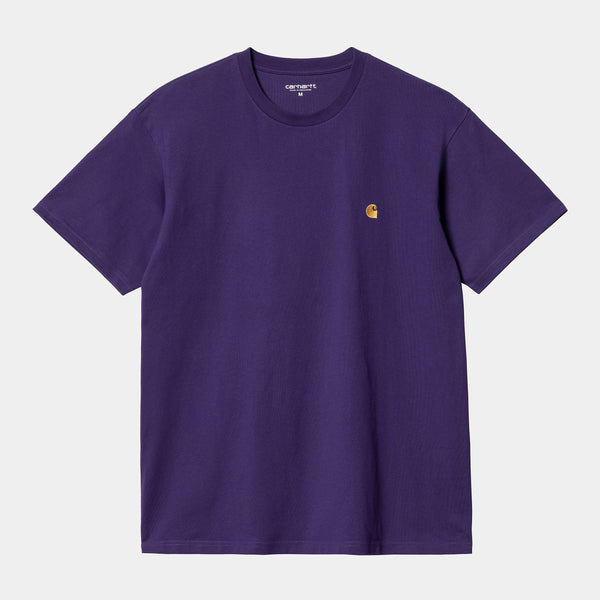 Carhartt WIP S/S Chase T Shirt Tyrian/Gold S M L XL