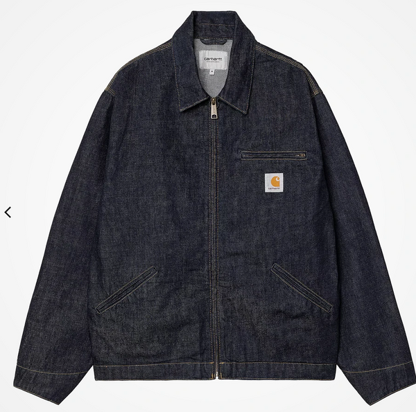 Carhartt WIP OG Detroit Jacket Blue Rigid M L XL